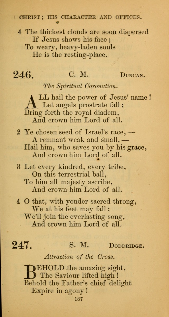 Hymns for Christian Devotion: especially adapted to the Universalist denomination. (New ed.) page 187