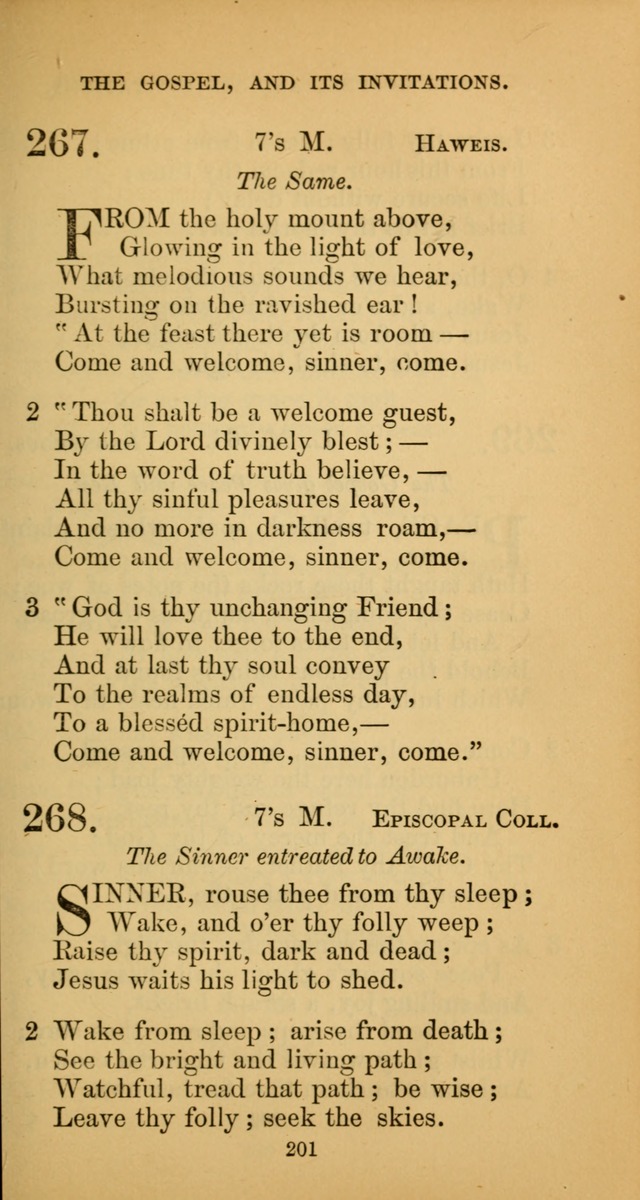 Hymns for Christian Devotion: especially adapted to the Universalist denomination. (New ed.) page 201