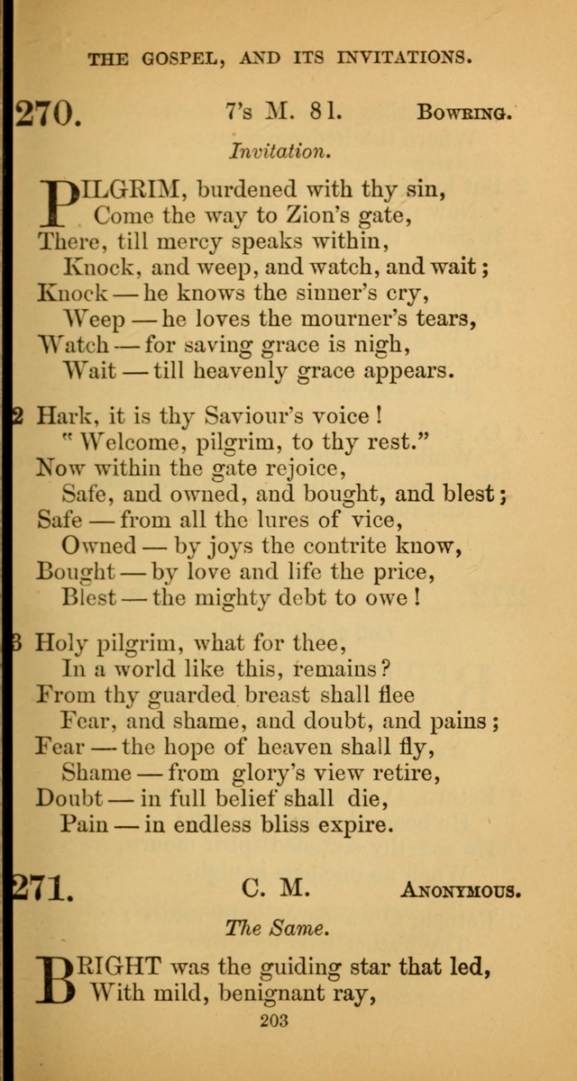 Hymns for Christian Devotion: especially adapted to the Universalist denomination. (New ed.) page 203