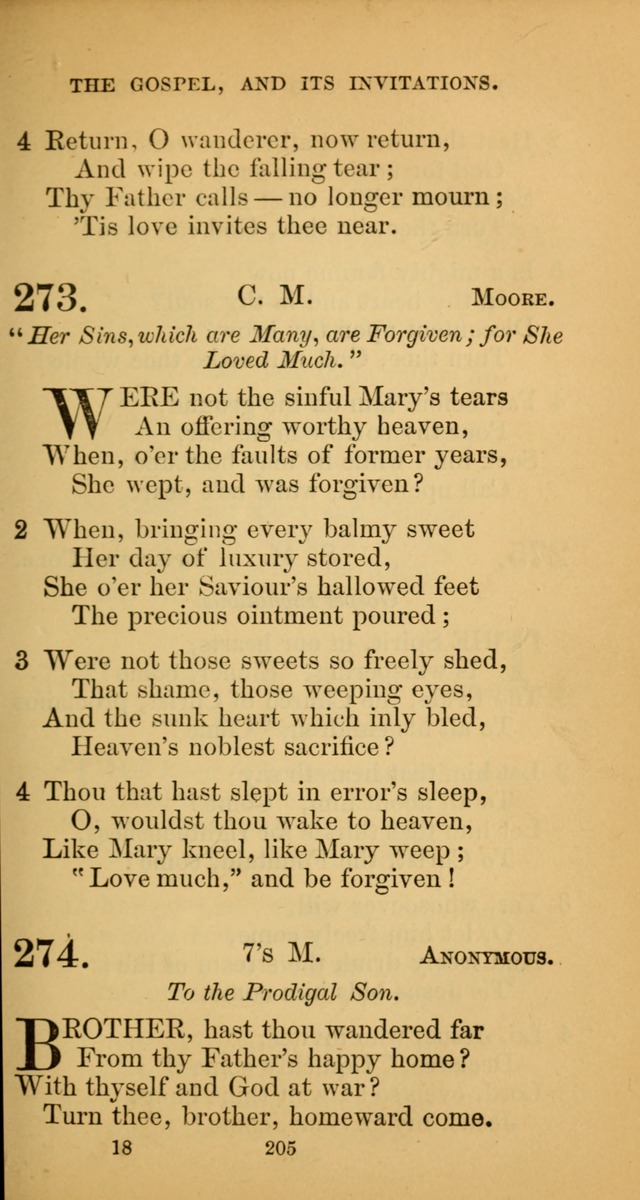 Hymns for Christian Devotion: especially adapted to the Universalist denomination. (New ed.) page 205