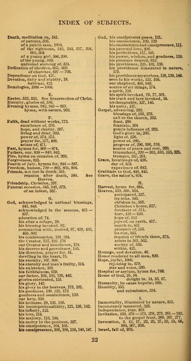 Hymns for Christian Devotion: especially adapted to the Universalist denomination. (New ed.) page 22