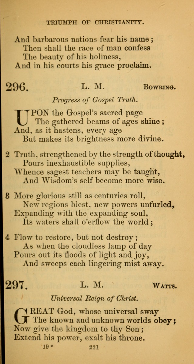 Hymns for Christian Devotion: especially adapted to the Universalist denomination. (New ed.) page 221