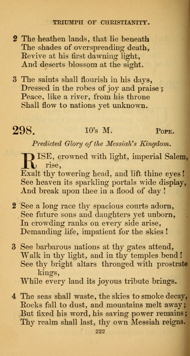 Hymns for Christian Devotion: especially adapted to the Universalist denomination. (New ed.) page 222