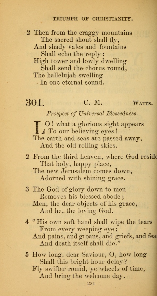 Hymns for Christian Devotion: especially adapted to the Universalist denomination. (New ed.) page 224