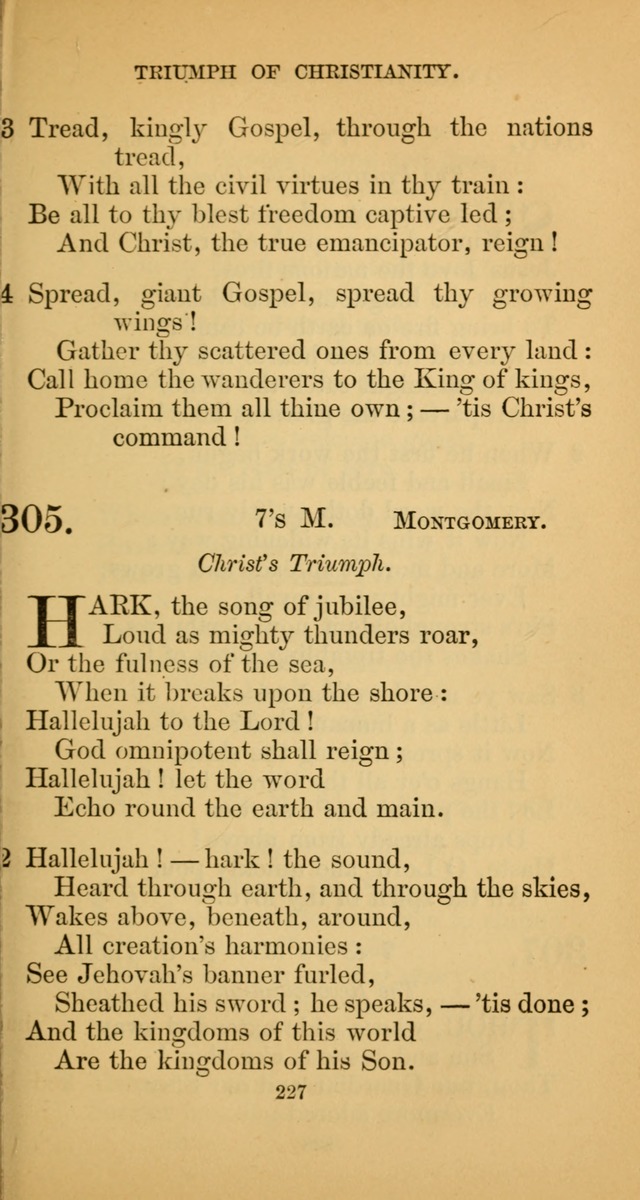 Hymns for Christian Devotion: especially adapted to the Universalist denomination. (New ed.) page 227