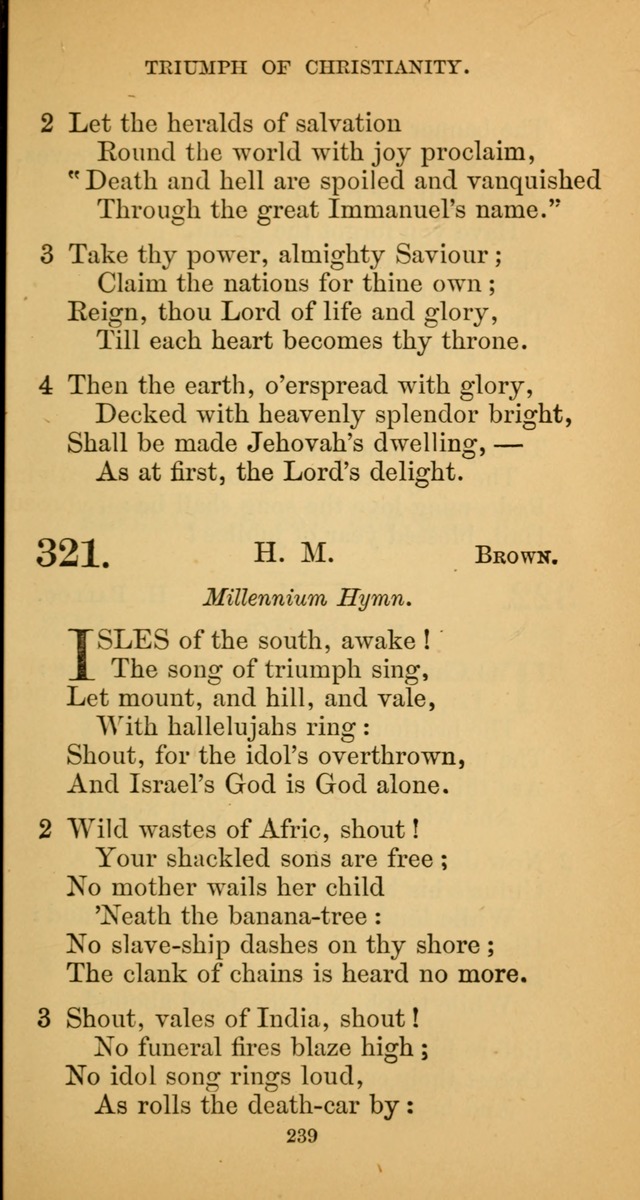 Hymns for Christian Devotion: especially adapted to the Universalist denomination. (New ed.) page 239