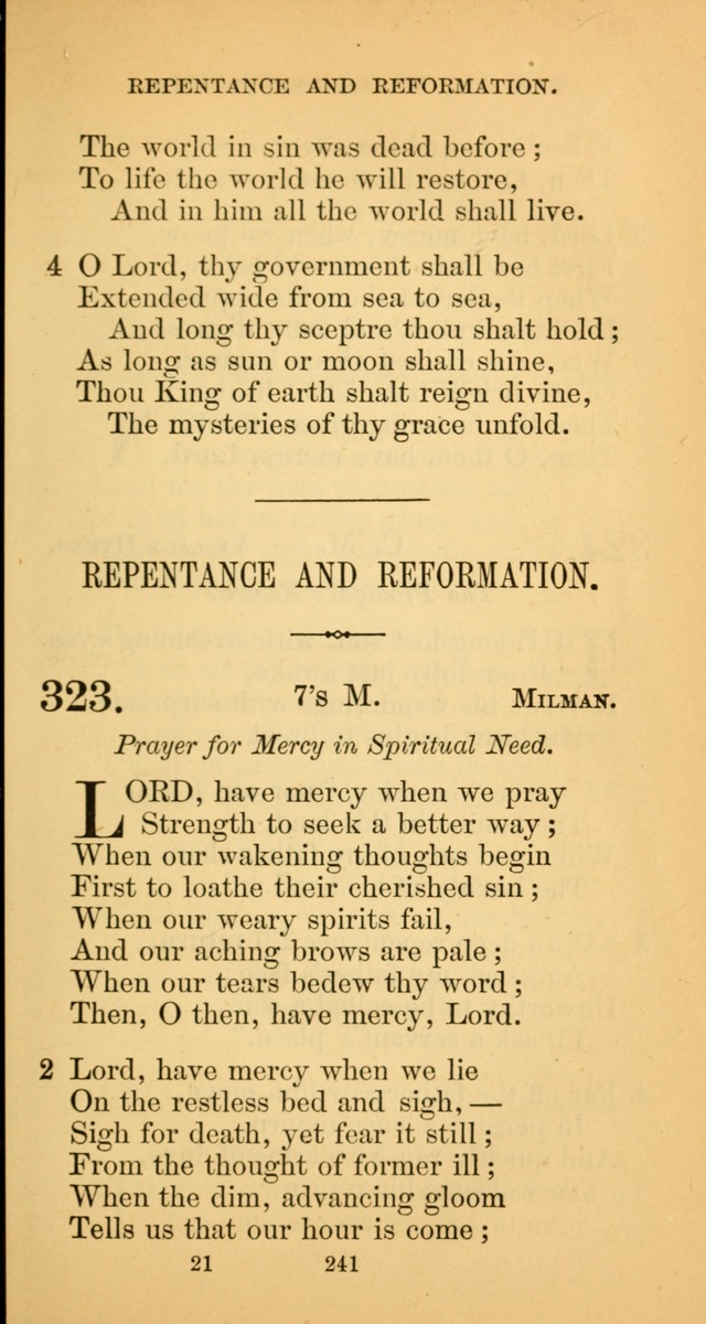 Hymns for Christian Devotion: especially adapted to the Universalist denomination. (New ed.) page 241