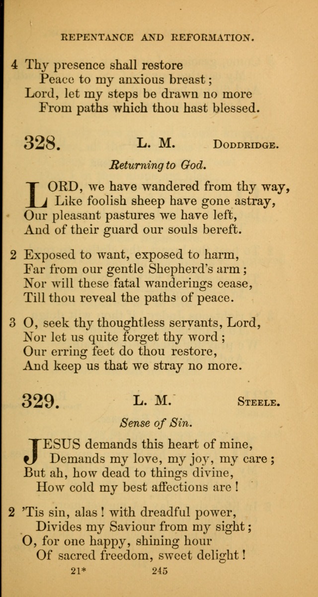 Hymns for Christian Devotion: especially adapted to the Universalist denomination. (New ed.) page 245