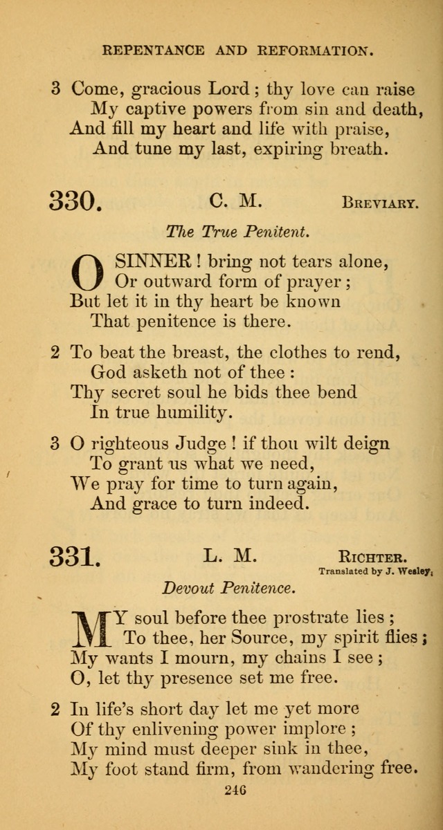 Hymns for Christian Devotion: especially adapted to the Universalist denomination. (New ed.) page 246