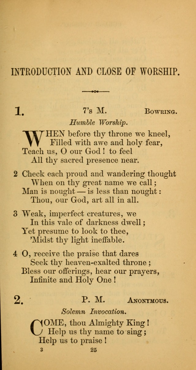 Hymns for Christian Devotion: especially adapted to the Universalist denomination. (New ed.) page 25