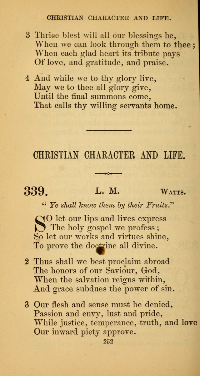 Hymns for Christian Devotion: especially adapted to the Universalist denomination. (New ed.) page 252