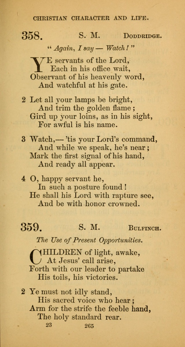 Hymns for Christian Devotion: especially adapted to the Universalist denomination. (New ed.) page 265