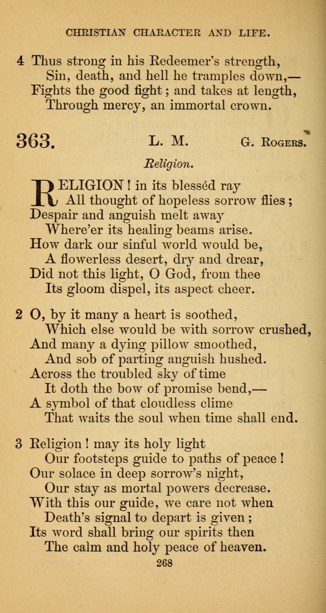 Hymns for Christian Devotion: especially adapted to the Universalist denomination. (New ed.) page 268