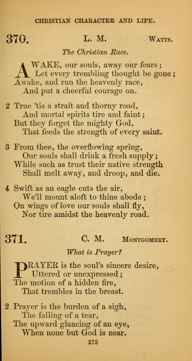 Hymns for Christian Devotion: especially adapted to the Universalist denomination. (New ed.) page 273