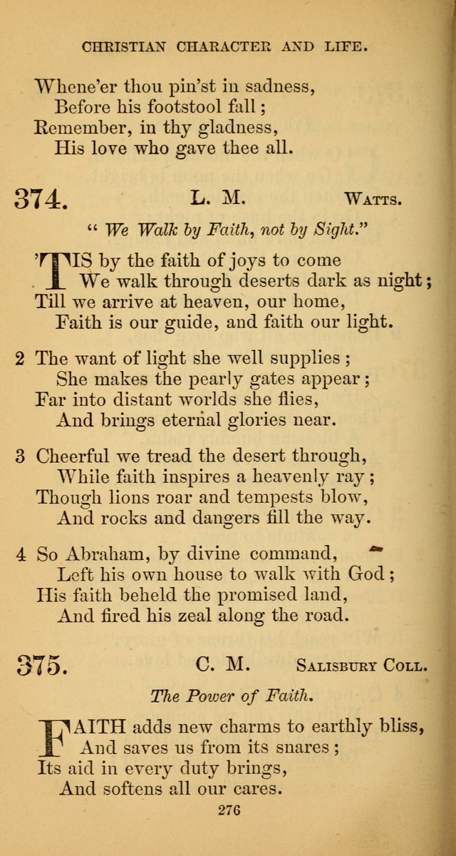 Hymns for Christian Devotion: especially adapted to the Universalist denomination. (New ed.) page 276