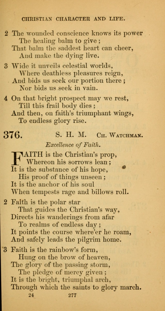 Hymns for Christian Devotion: especially adapted to the Universalist denomination. (New ed.) page 277