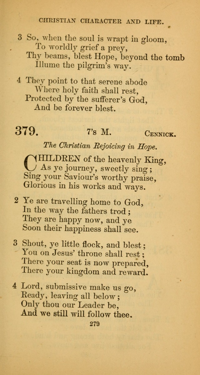 Hymns for Christian Devotion: especially adapted to the Universalist denomination. (New ed.) page 281