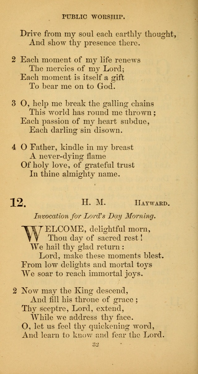 Hymns for Christian Devotion: especially adapted to the Universalist denomination. (New ed.) page 32