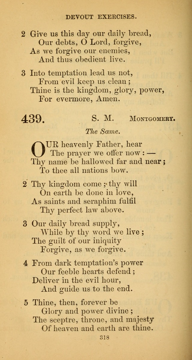 Hymns for Christian Devotion: especially adapted to the Universalist denomination. (New ed.) page 322