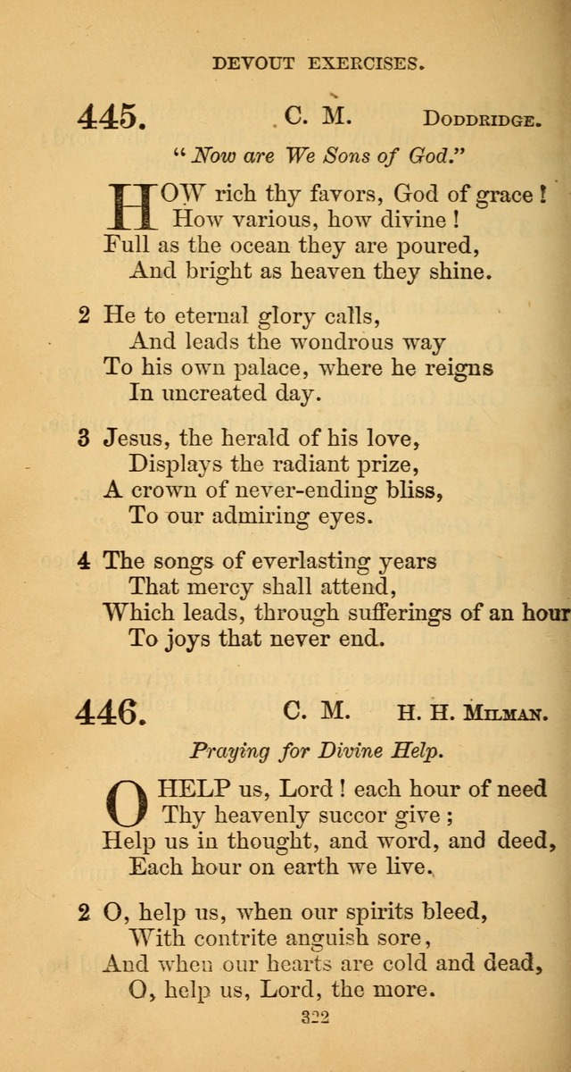 Hymns for Christian Devotion: especially adapted to the Universalist denomination. (New ed.) page 326