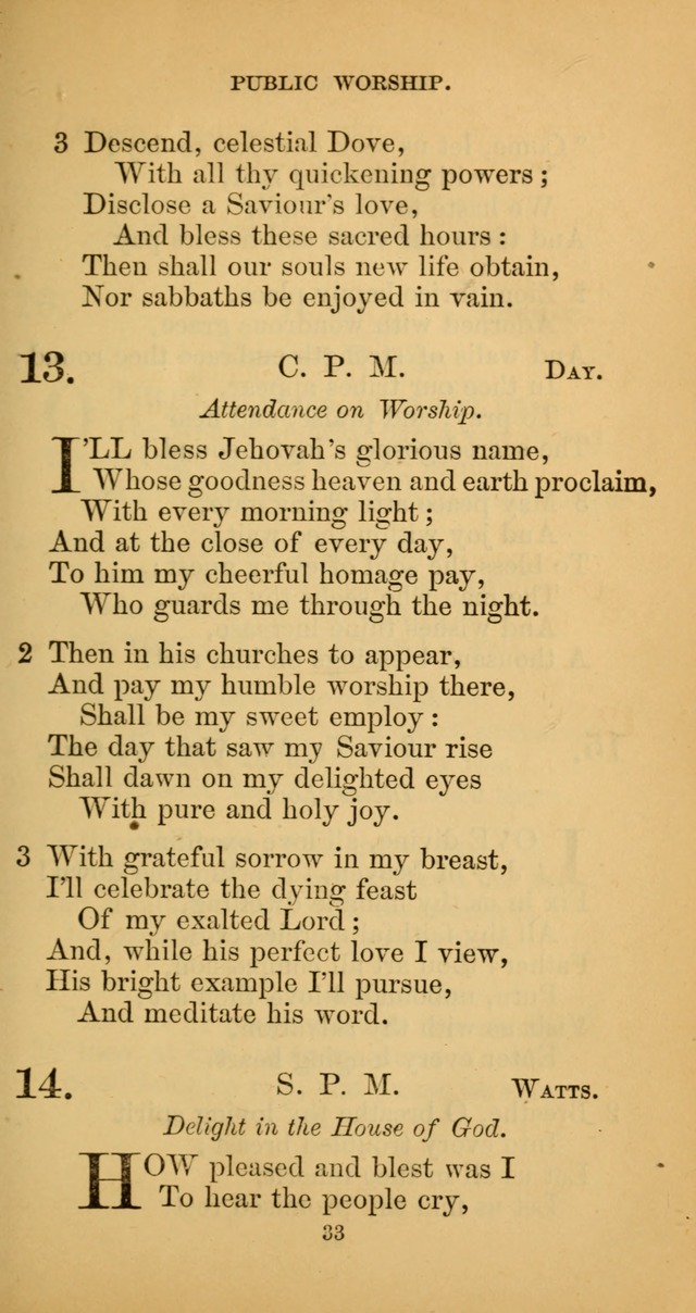 Hymns for Christian Devotion: especially adapted to the Universalist denomination. (New ed.) page 33