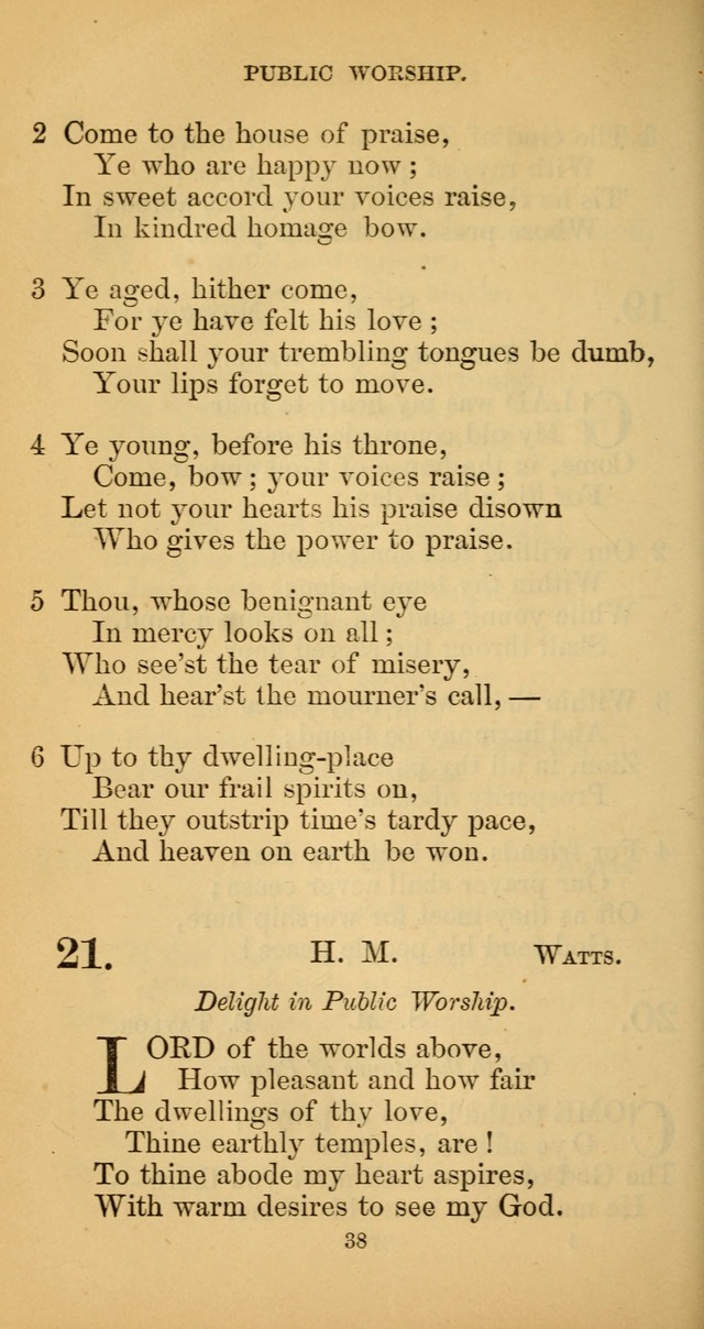 Hymns for Christian Devotion: especially adapted to the Universalist denomination. (New ed.) page 38