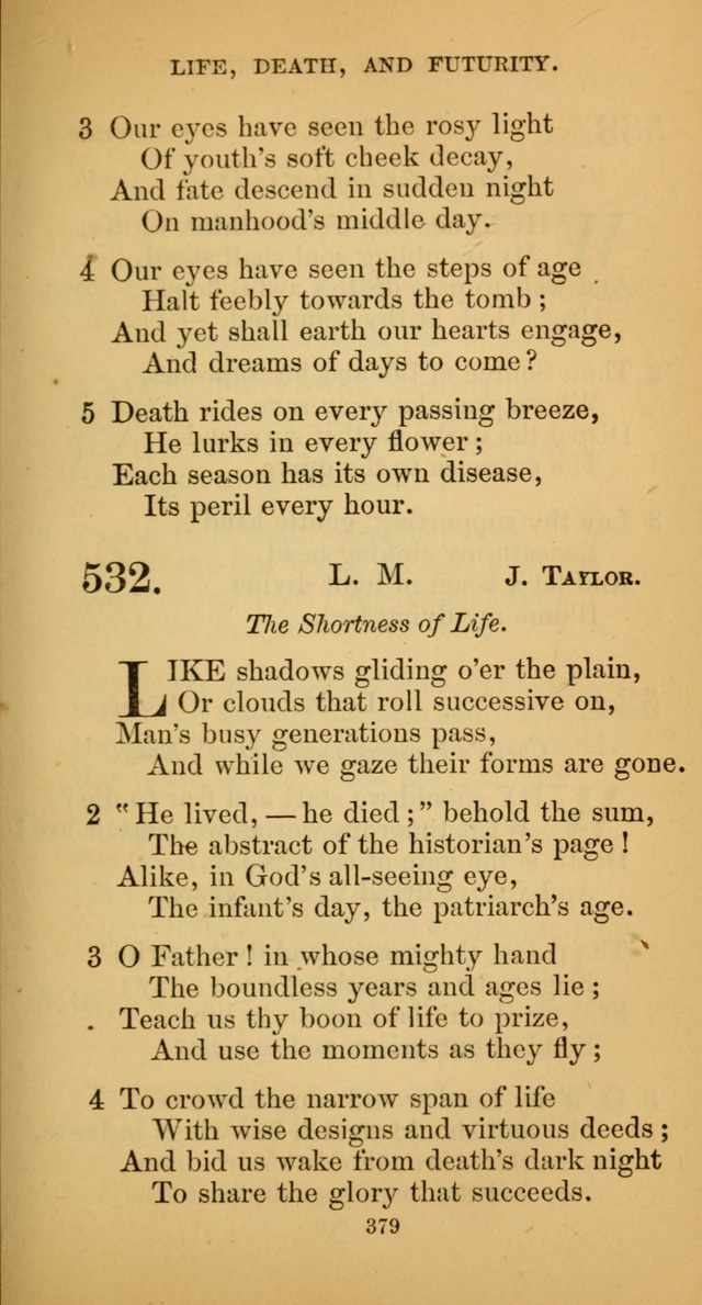 Hymns for Christian Devotion: especially adapted to the Universalist denomination. (New ed.) page 385