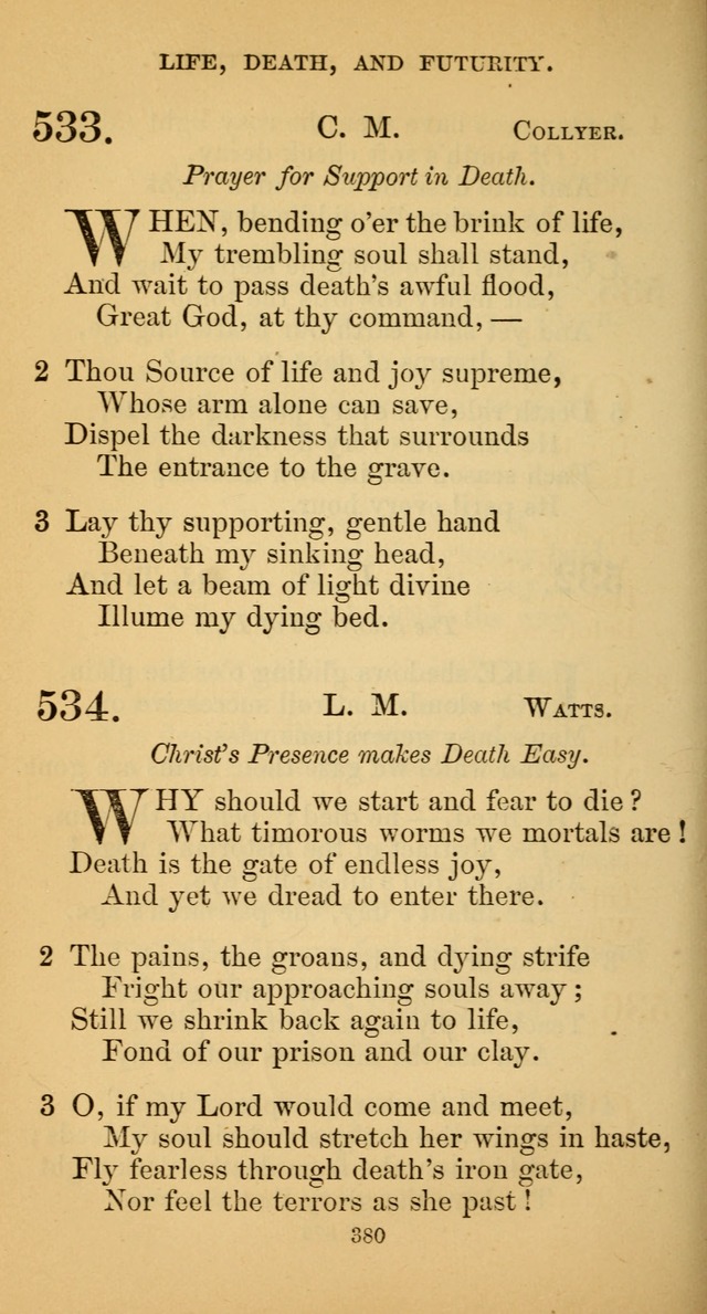 Hymns for Christian Devotion: especially adapted to the Universalist denomination. (New ed.) page 386