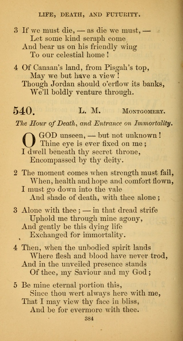 Hymns for Christian Devotion: especially adapted to the Universalist denomination. (New ed.) page 390