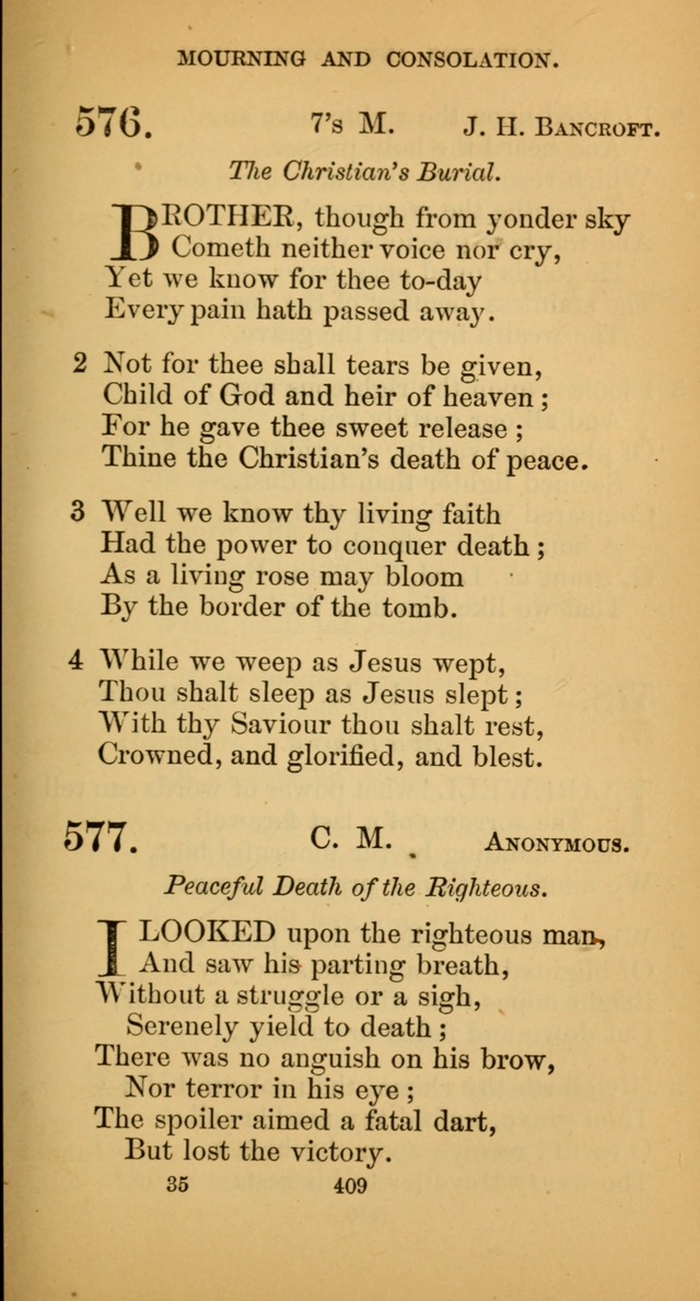 Hymns for Christian Devotion: especially adapted to the Universalist denomination. (New ed.) page 415