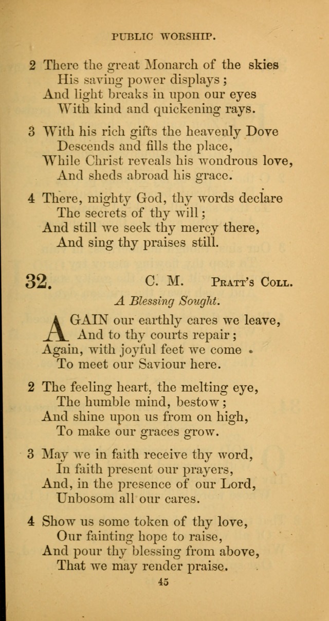 Hymns for Christian Devotion: especially adapted to the Universalist denomination. (New ed.) page 45