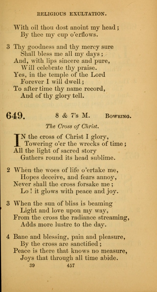 Hymns for Christian Devotion: especially adapted to the Universalist denomination. (New ed.) page 463