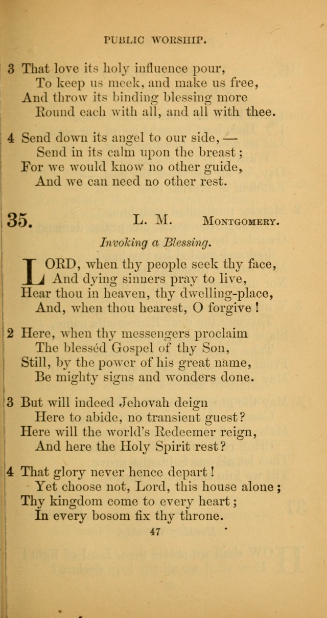 Hymns for Christian Devotion: especially adapted to the Universalist denomination. (New ed.) page 47