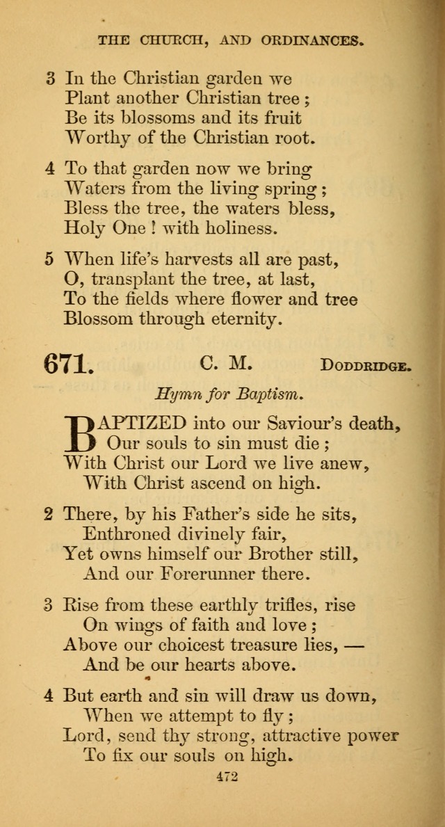 Hymns for Christian Devotion: especially adapted to the Universalist denomination. (New ed.) page 478