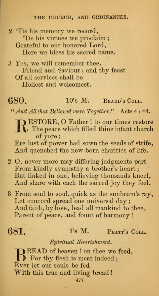 Hymns for Christian Devotion: especially adapted to the Universalist denomination. (New ed.) page 483