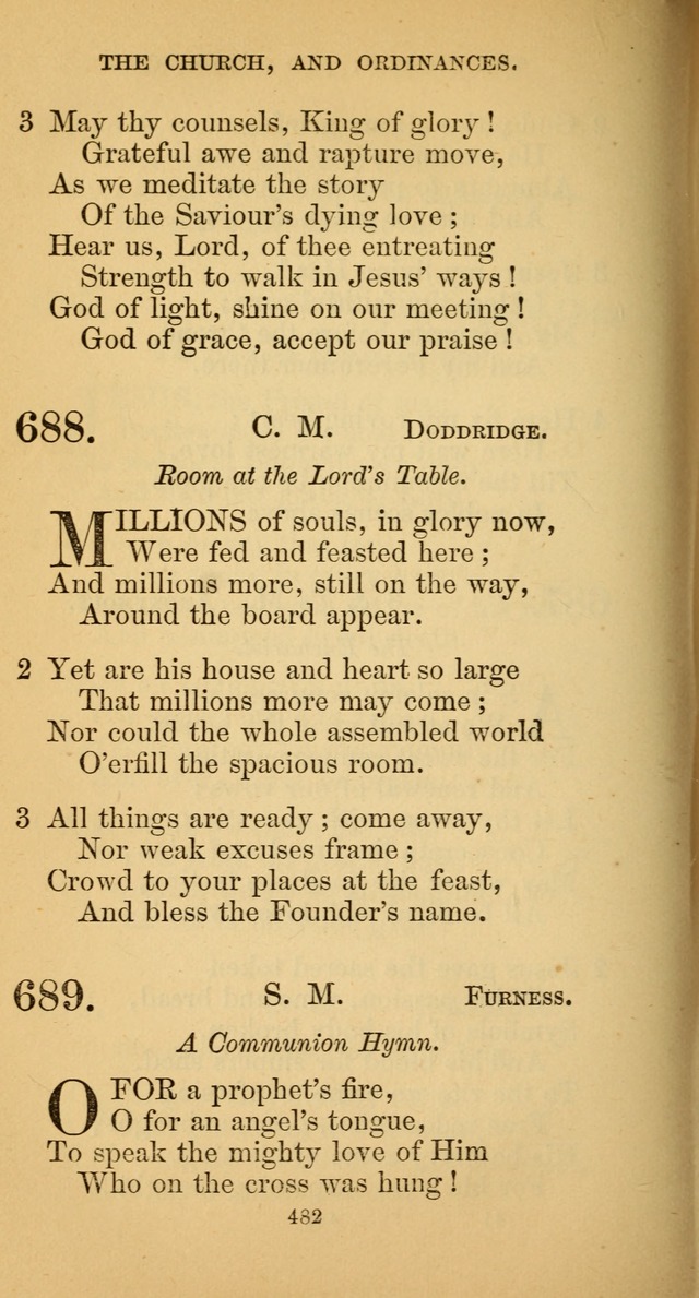 Hymns for Christian Devotion: especially adapted to the Universalist denomination. (New ed.) page 488