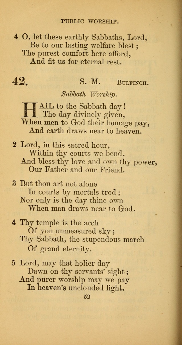 Hymns for Christian Devotion: especially adapted to the Universalist denomination. (New ed.) page 52