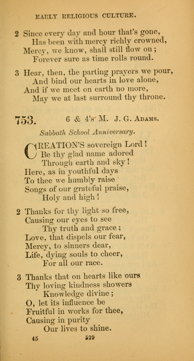 Hymns for Christian Devotion: especially adapted to the Universalist denomination. (New ed.) page 535