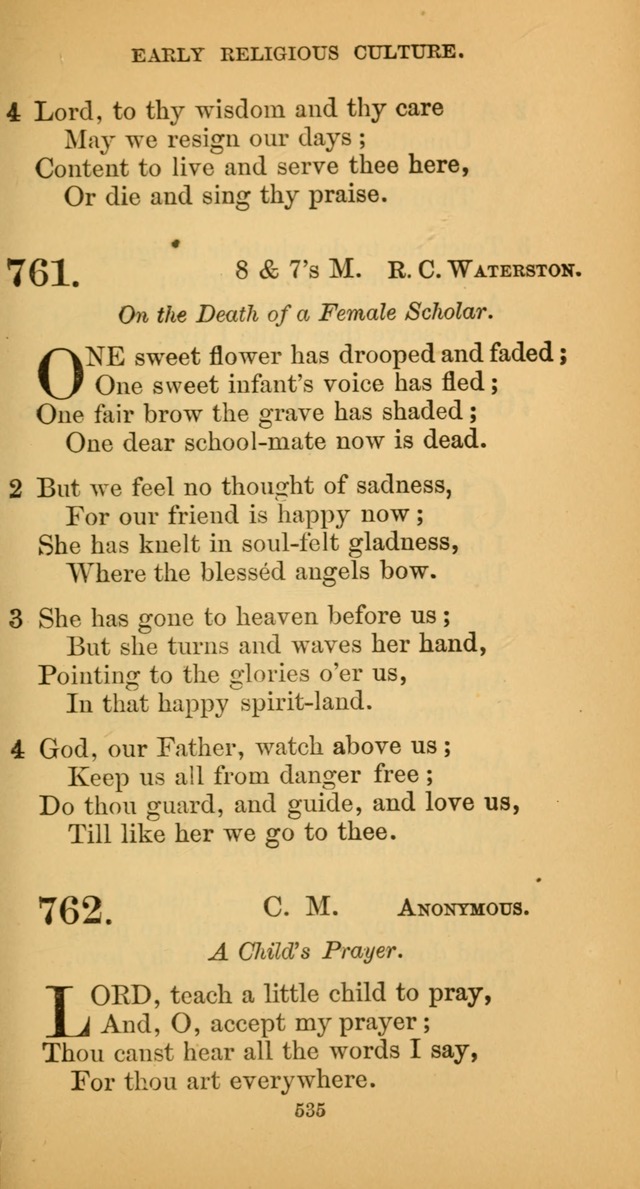 Hymns for Christian Devotion: especially adapted to the Universalist denomination. (New ed.) page 541