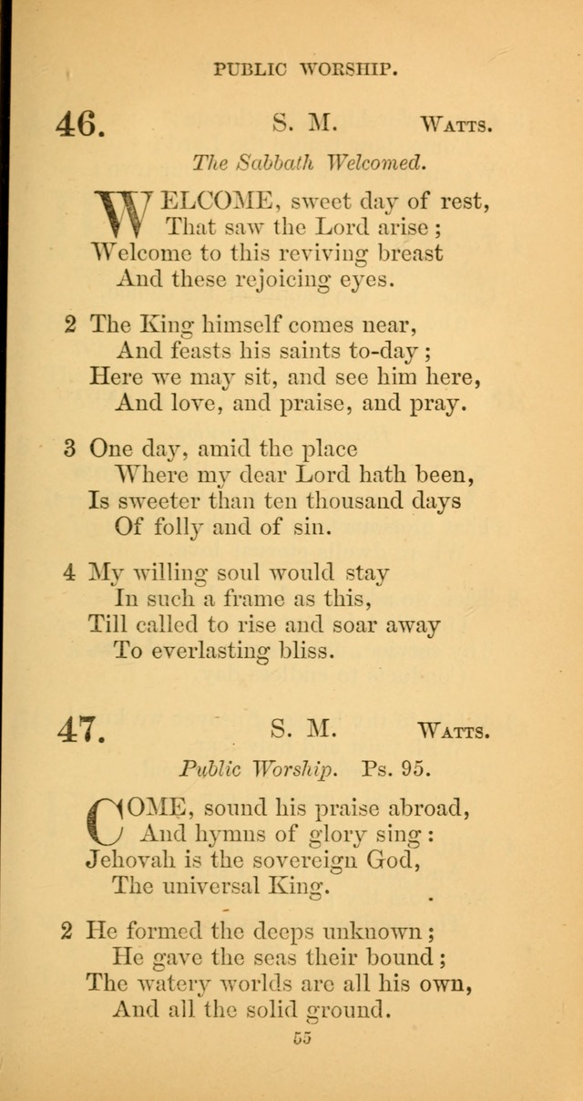 Hymns for Christian Devotion: especially adapted to the Universalist denomination. (New ed.) page 55