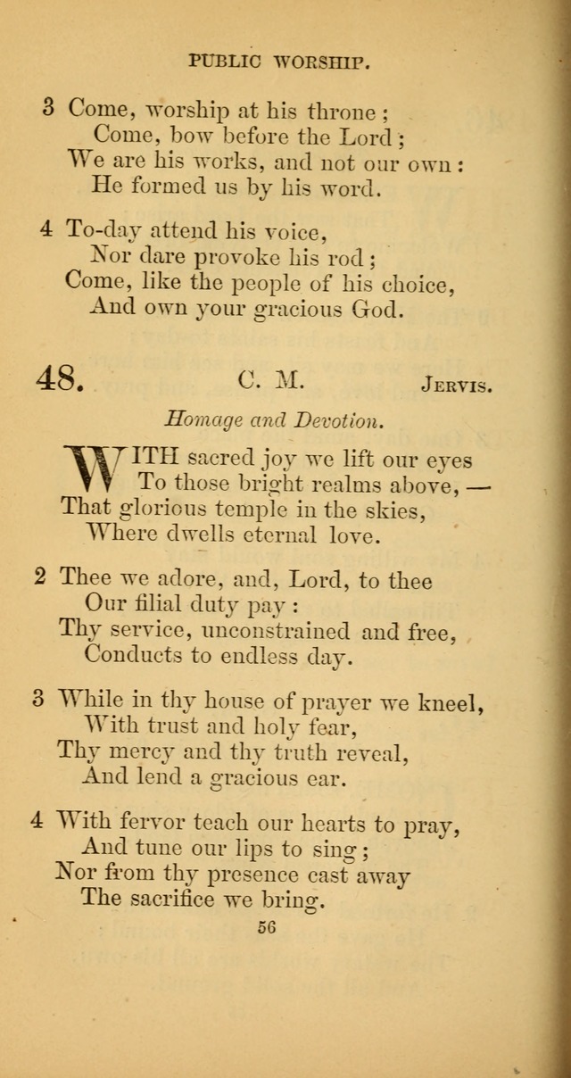 Hymns for Christian Devotion: especially adapted to the Universalist denomination. (New ed.) page 56