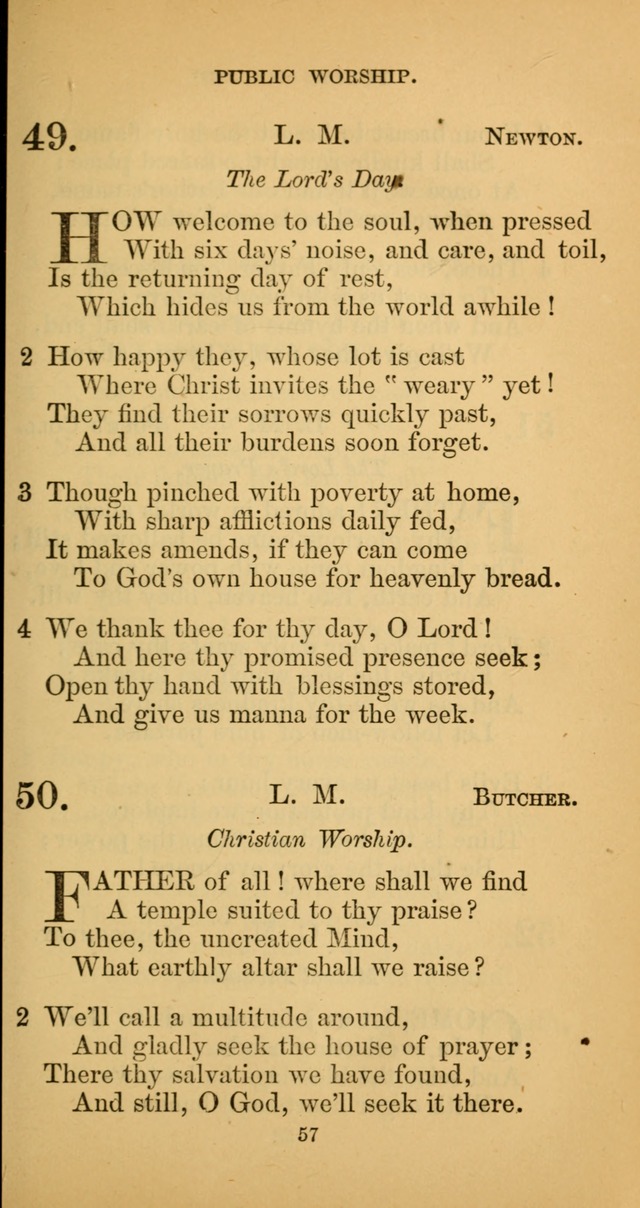 Hymns for Christian Devotion: especially adapted to the Universalist denomination. (New ed.) page 57