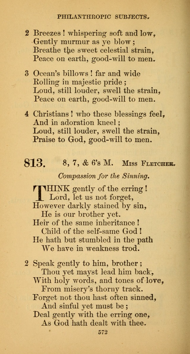 Hymns for Christian Devotion: especially adapted to the Universalist denomination. (New ed.) page 578