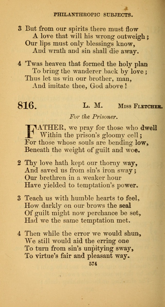 Hymns for Christian Devotion: especially adapted to the Universalist denomination. (New ed.) page 580