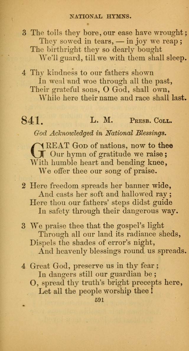 Hymns for Christian Devotion: especially adapted to the Universalist denomination. (New ed.) page 597