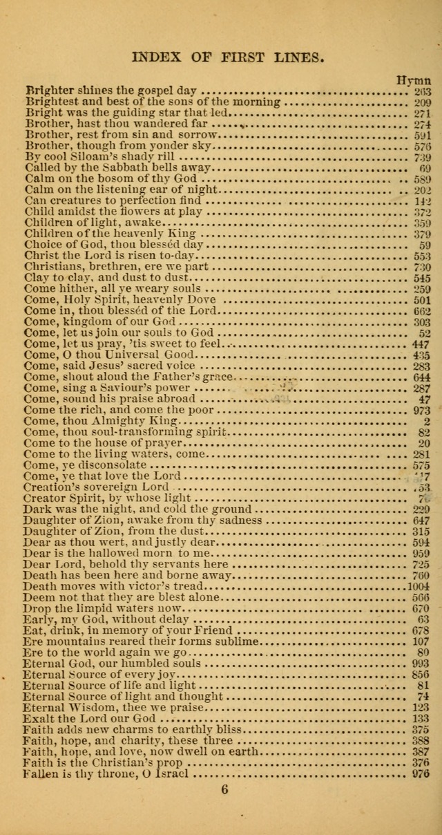 Hymns for Christian Devotion: especially adapted to the Universalist denomination. (New ed.) page 6