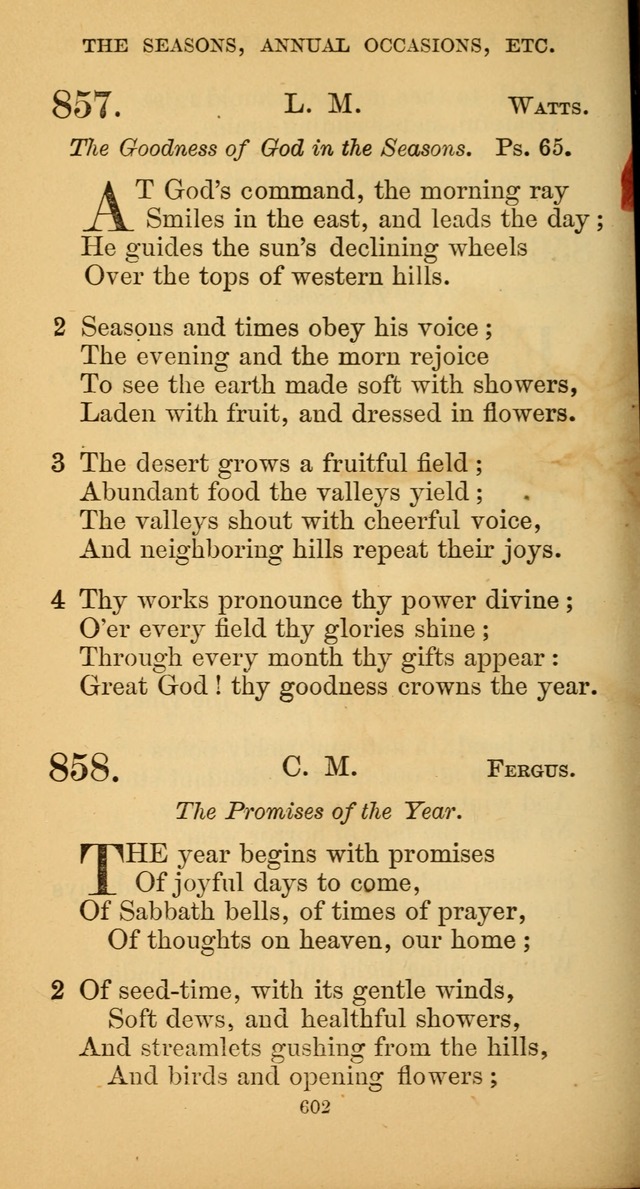 Hymns for Christian Devotion: especially adapted to the Universalist denomination. (New ed.) page 608