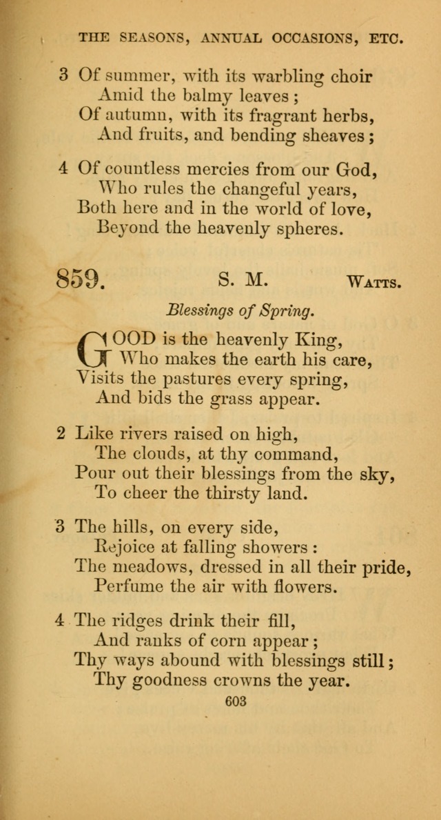 Hymns for Christian Devotion: especially adapted to the Universalist denomination. (New ed.) page 609