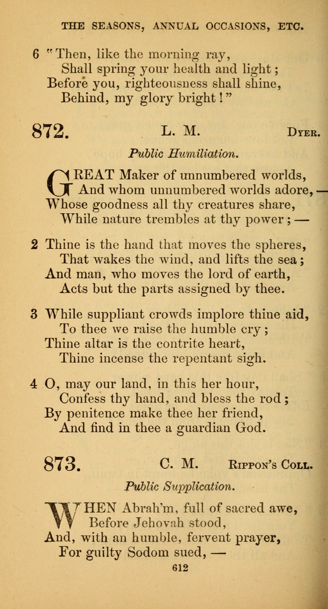 Hymns for Christian Devotion: especially adapted to the Universalist denomination. (New ed.) page 618