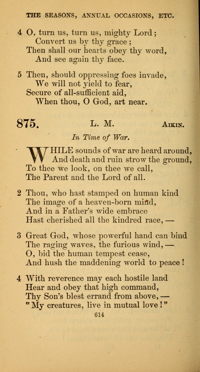 Hymns for Christian Devotion: especially adapted to the Universalist denomination. (New ed.) page 620